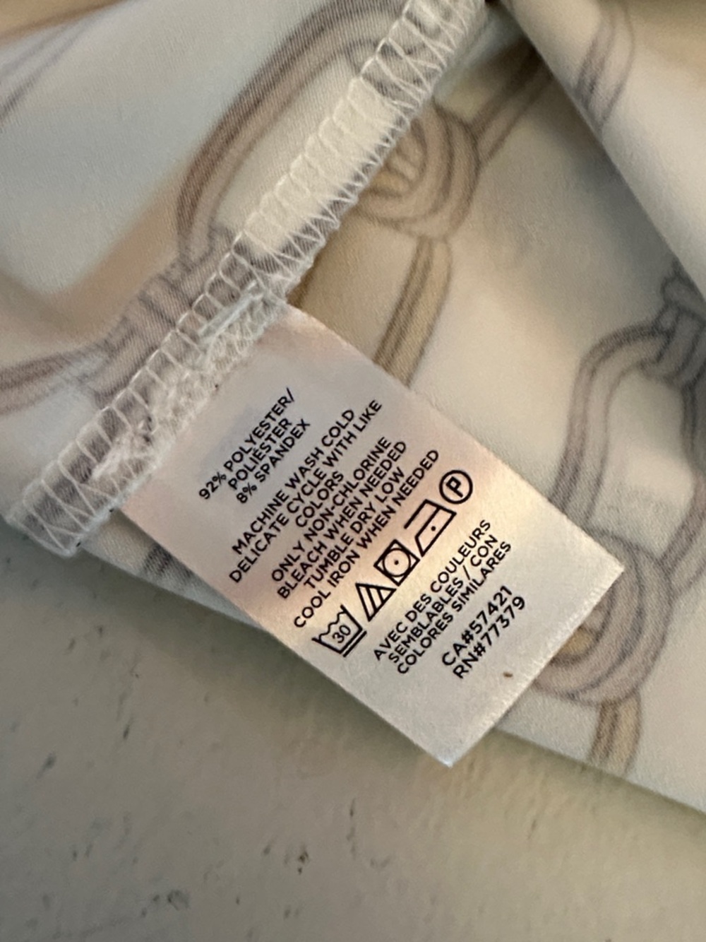 NWT ANN TAYLOR CHAIN LINK PATTERN TOP LARGE - Picture 6 of 6